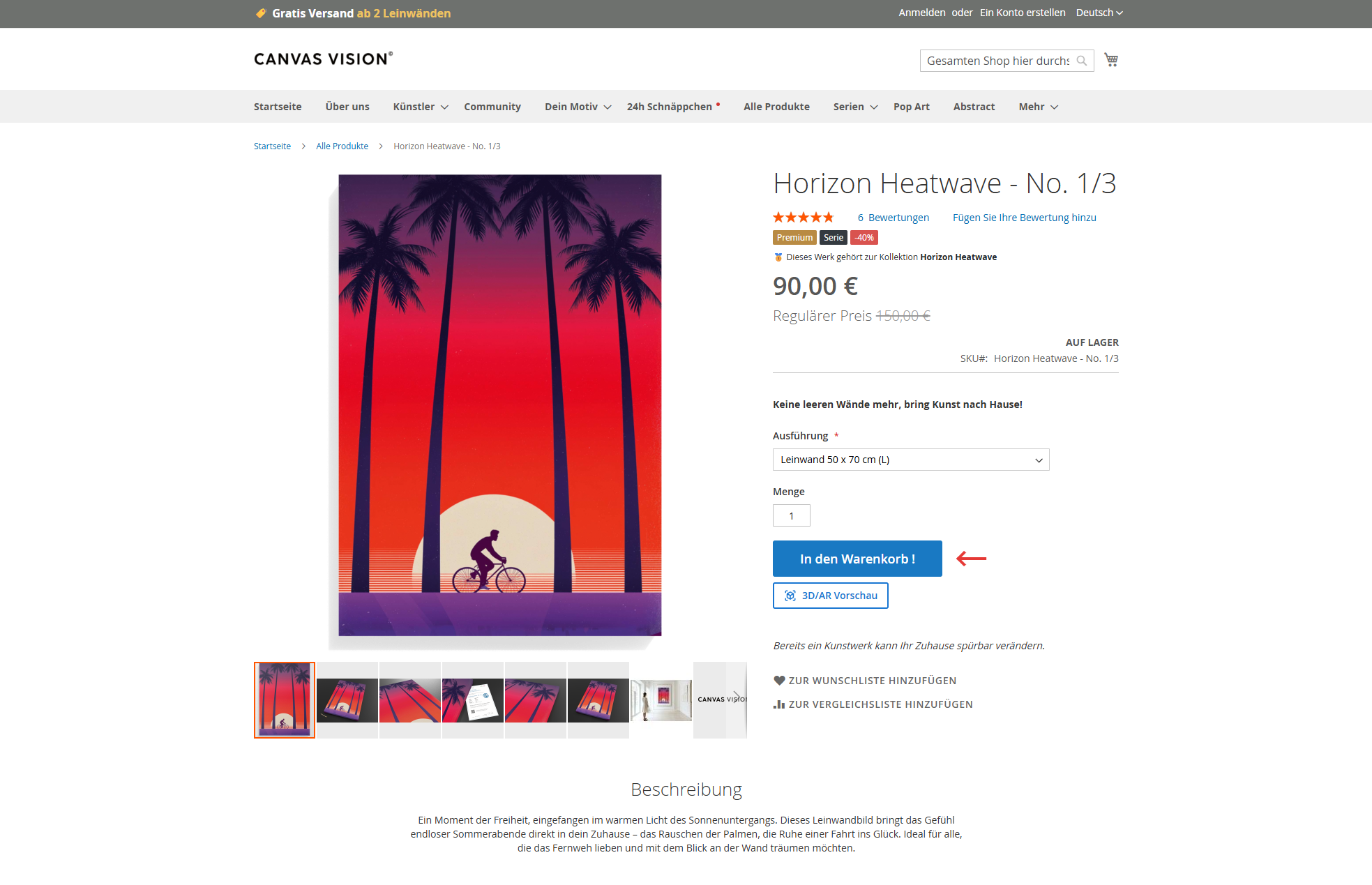 Canvas Vision™ (Online-Shop)